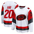 Tocy C.Hurricanes #20 Sebastian Aho White Away Breakaway Stitched Jerseys