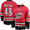 Tocy C.Hurricanes #48 Jordan Martinook Red Alternate Breakaway Player Stitched Jerseys