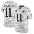 tocy C.Panthers #11 Nic Scourton Player Arctic Camo Salute to Service Limited Stitched Jerseys