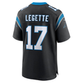 tocy C.Panthers #17 Xavier Legette Black Team Game Player Stitched Jerseys