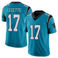 tocy C.Panthers #17 Xavier Legette Player Blue Vapor Untouchable Limited Game Stitched Jerseys
