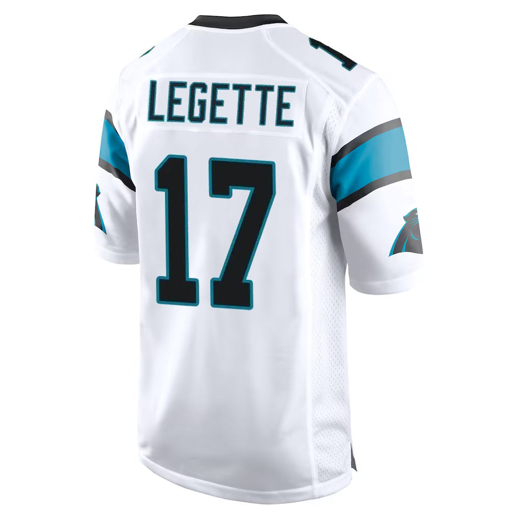 tocy C.Panthers #17 Xavier Legette Player White Game Stitched Jerseys