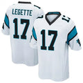 tocy C.Panthers #17 Xavier Legette Player White Home Game Stitched Jerseys