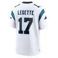 tocy C.Panthers #17 Xavier Legette Player White Home Game Stitched Jerseys
