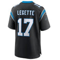 tocy C.Panthers #17 Xavier Legette Black 2024 First Round Pick Game Player Jersey American Stitched Jerseys