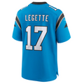 tocy C.Panthers #17 Xavier Legette Blue Player Jersey American Stitched Game Jersey