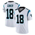 tocy C.Panthers #18 Jalen Coker Player White Vapor Untouchable Limited Game Stitched Jerseys