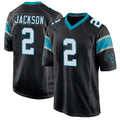 tocy C.Panthers #2 Mike Jackson Player Black Game Stitched Jerseys