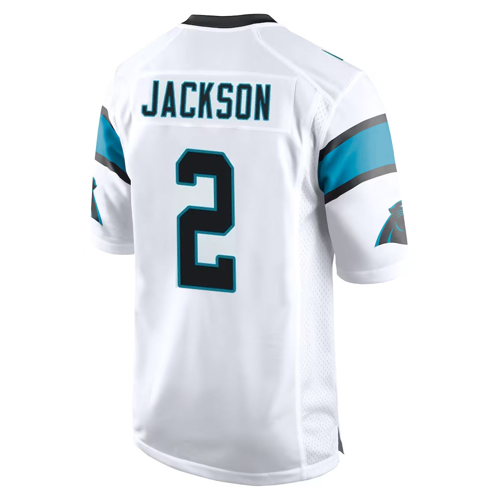 tocy C.Panthers #2 Mike Jackson Player White Game Stitched Jerseys
