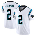 tocy C.Panthers #2 Mike Jackson Player White Vapor F.U.S.E. Limited Home Game Stitched Jerseys