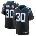 tocy C.Panthers #30 Chuba Hubbard Player Black Team Game Stitched Jerseys