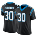 tocy C.Panthers #30 Chuba Hubbard Player Black Vapor F.U.S.E. Limited Home Game Stitched Jerseys
