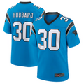 tocy C.Panthers #30 Chuba Hubbard Player Blue Game Stitched Jerseys
