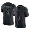 tocy C.Panthers #4 Tetairoa McMillan Player Black Limited Reflective Game Stitched Jerseys