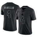 tocy C.Panthers #4 Tetairoa McMillan Player Black REFLECTIVE Limited Stitched Jerseys