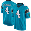 tocy C.Panthers #4 Tetairoa McMillan Player Blue Game Stitched Jerseys