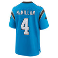 tocy C.Panthers #4 Tetairoa McMillan Player Blue Home Game Stitched Jerseys