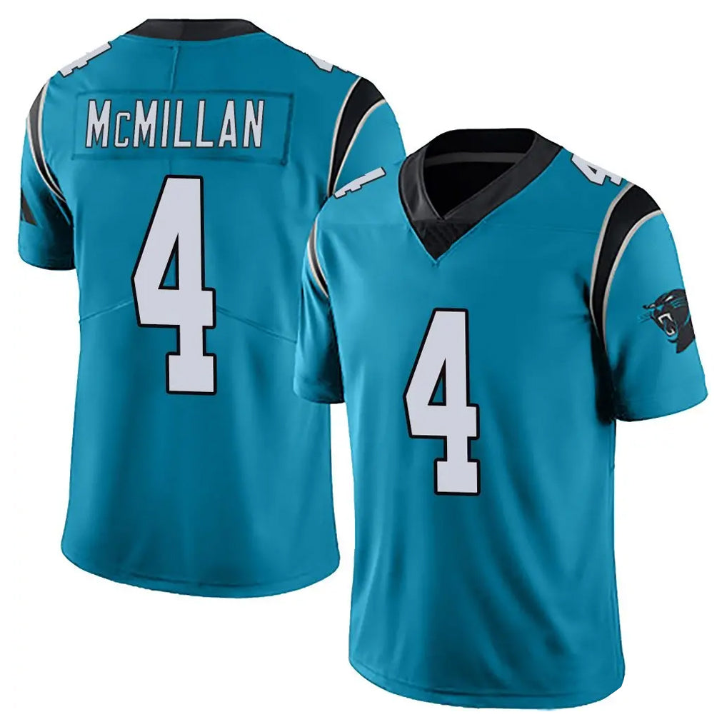 tocy C.Panthers #4 Tetairoa McMillan Player Blue Vapor Untouchable Limited Game Stitched Jerseys