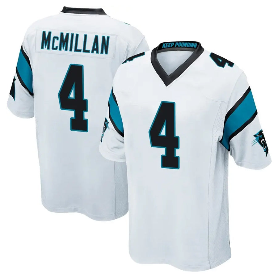 tocy C.Panthers #4 Tetairoa McMillan Player White Game Stitched Jerseys