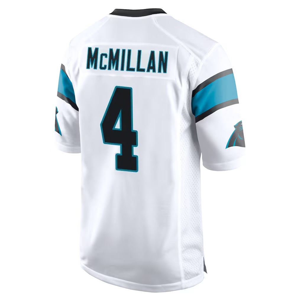 tocy C.Panthers #4 Tetairoa McMillan Player White Game Stitched Jerseys