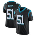 tocy C.Panthers #51 Sam Mills Player Black Vapor Untouchable Limited Game Stitched Jerseys