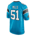 tocy C.Panthers #51 Sam Mills Player Blue Game Stitched Jerseys