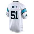 tocy C.Panthers #51 Sam Mills Player White Game Stitched Jerseys