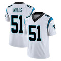 tocy C.Panthers #51 Sam Mills Player White Vapor Untouchable Limited Game Stitched Jerseys