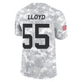 tocy C.Panthers #55 Devin Lloyd Player Arctic Camo Salute to Service Limited Game Stitched Jerseys