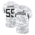 tocy C.Panthers #55 Devin Lloyd Player Arctic Camo Salute to Service T-Shirt Hoodies Stitched Jerseys