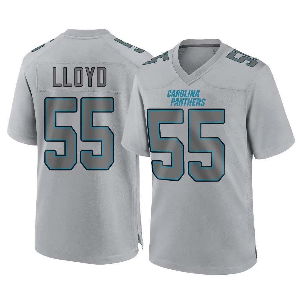 tocy C.Panthers #55 Devin Lloyd Player Gray Atmosphere Fashion Game Stitched Jerseys