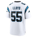 tocy C.Panthers #55 Devin Lloyd Player White Home Game Stitched Jerseys