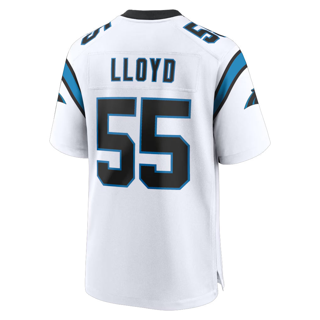 tocy C.Panthers #55 Devin Lloyd Player White Home Game Stitched Jerseys
