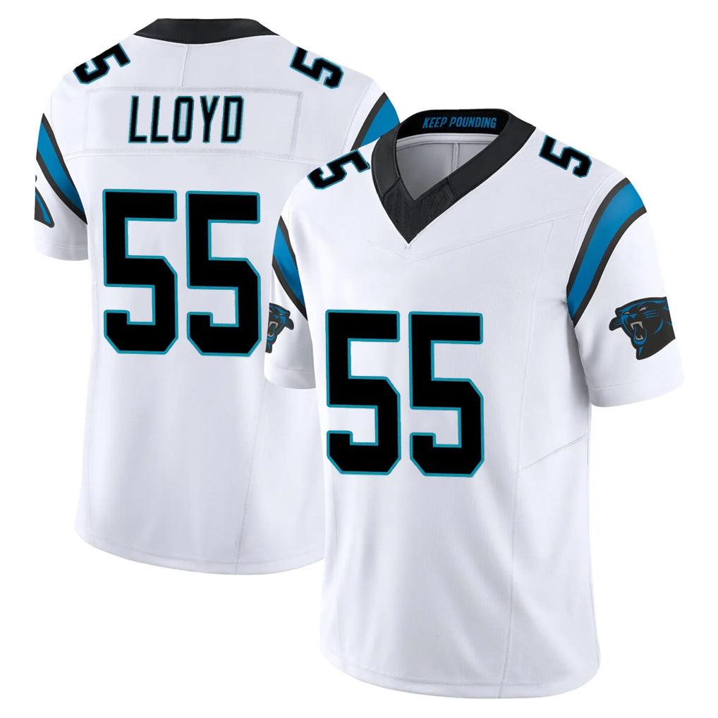 tocy C.Panthers #55 Devin Lloyd Player White Vapor F.U.S.E. Limited Home Game Stitched Jerseys