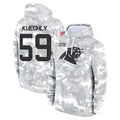 tocy C.Panthers #59 Luke Kuechly Player Arctic Camo Salute to Service Hoodies Stitched Jerseys
