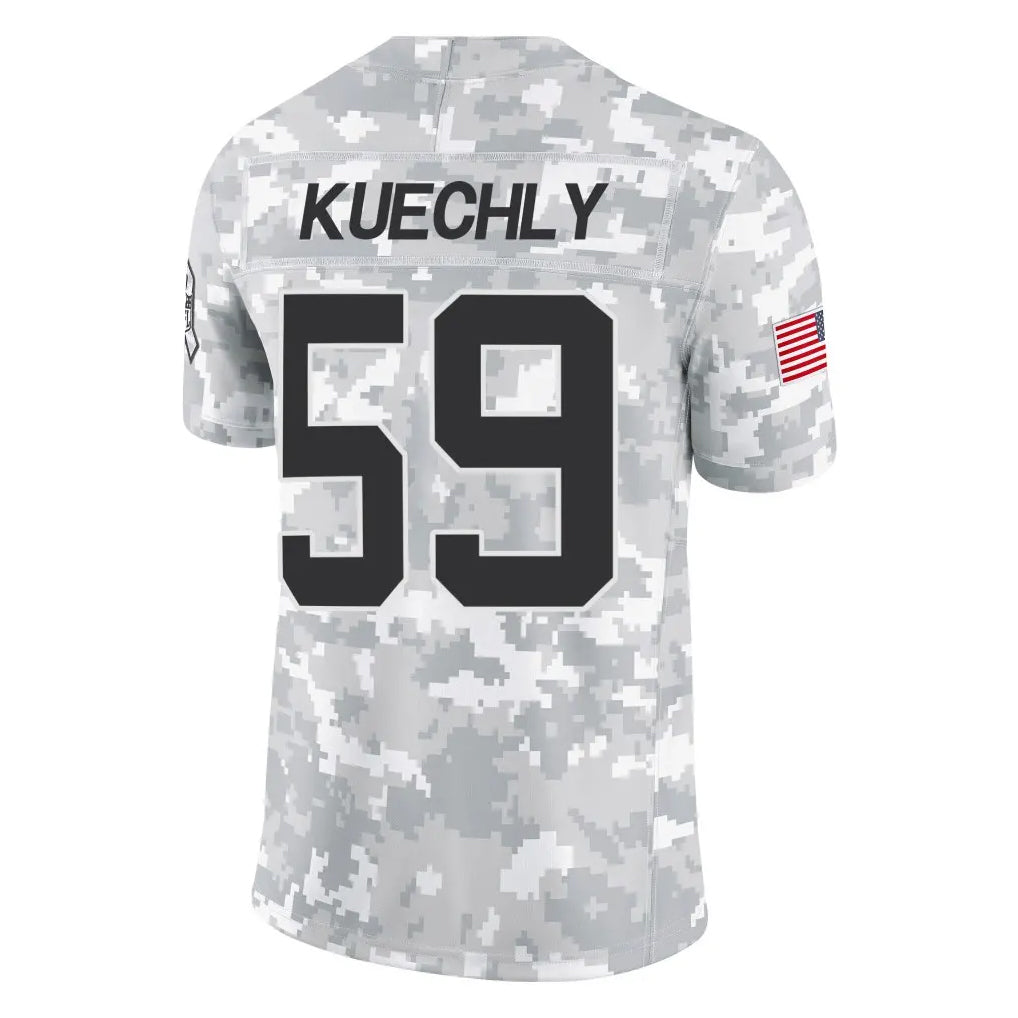 tocy C.Panthers #59 Luke Kuechly Player Arctic Camo Salute to Service Limited Game Stitched Jerseys