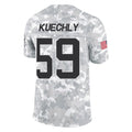 tocy C.Panthers #59 Luke Kuechly Player Arctic Camo Salute to Service Limited Game Stitched Jerseys