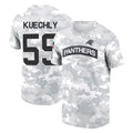 tocy C.Panthers #59 Luke Kuechly Player Arctic Camo Salute to Service T-Shirt Hoodies Stitched Jerseys