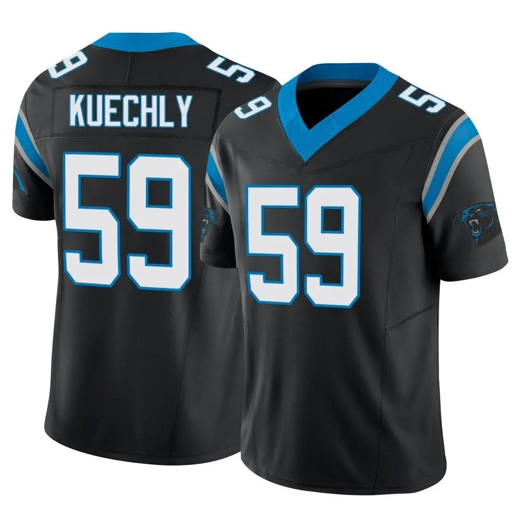 tocy C.Panthers #59 Luke Kuechly Player Black Vapor F.U.S.E. Limited Home Game Stitched Jerseys