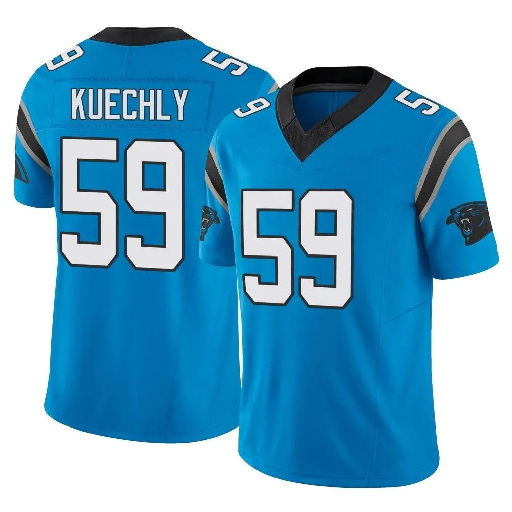 tocy C.Panthers #59 Luke Kuechly Player Blue Vapor F.U.S.E. Limited Home Game Stitched Jerseys