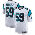 tocy C.Panthers #59 Luke Kuechly Player White Classic Limited Stitched Jerseys