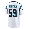 tocy C.Panthers #59 Luke Kuechly Player White Home Game Stitched Jerseys