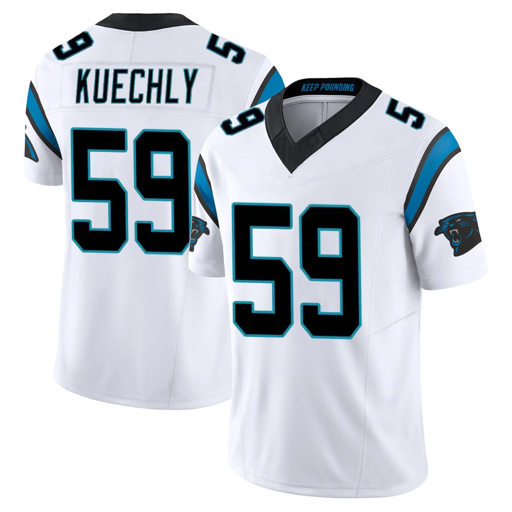 tocy C.Panthers #59 Luke Kuechly Player White Vapor F.U.S.E. Limited Home Game Stitched Jerseys