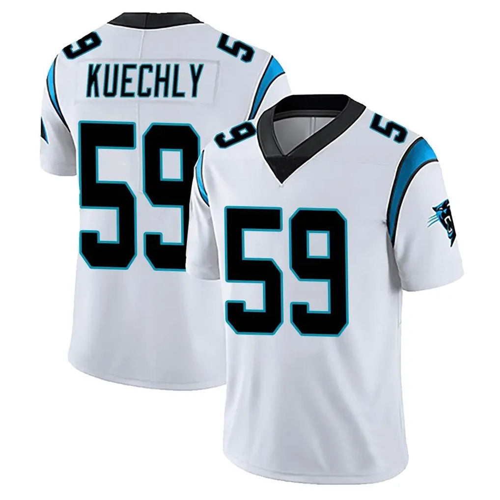 tocy C.Panthers #59 Luke Kuechly Player White Vapor Limited Stitched Jerseys