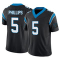 tocy C.Panthers #5 Jaelan Phillips Player Black Vapor F.U.S.E. Limited Home Game Stitched Jerseys