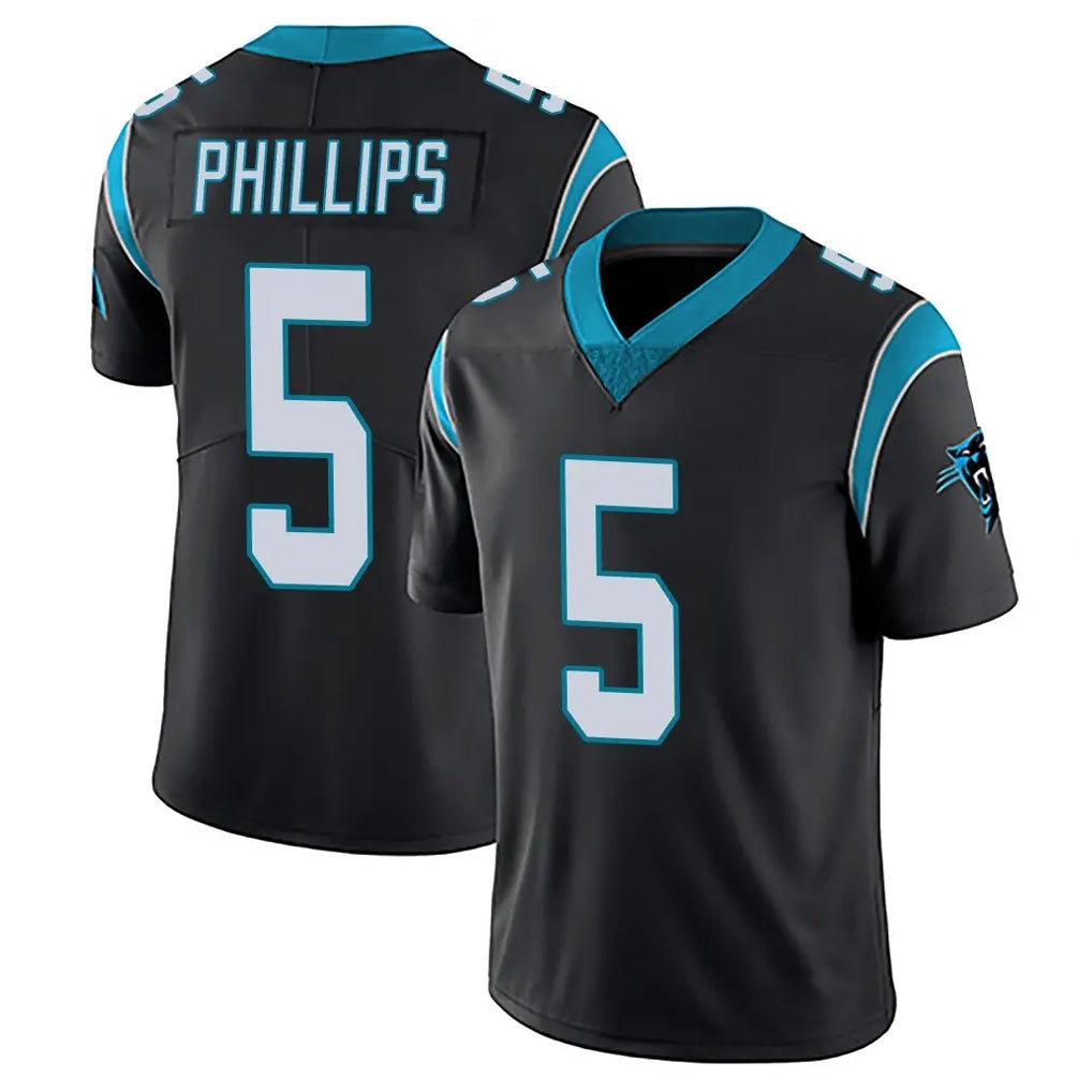 tocy C.Panthers #5 Jaelan Phillips Player Black Vapor Untouchable Limited Game Stitched Jerseys