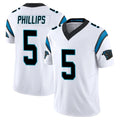 tocy C.Panthers #5 Jaelan Phillips Player White Vapor F.U.S.E. Limited Home Game Stitched Jerseys