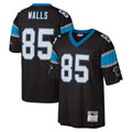 tocy C.Panthers #85 Wesley Walls Player Black Mitchell & Ness Legacy Replica Stitched Jerseys