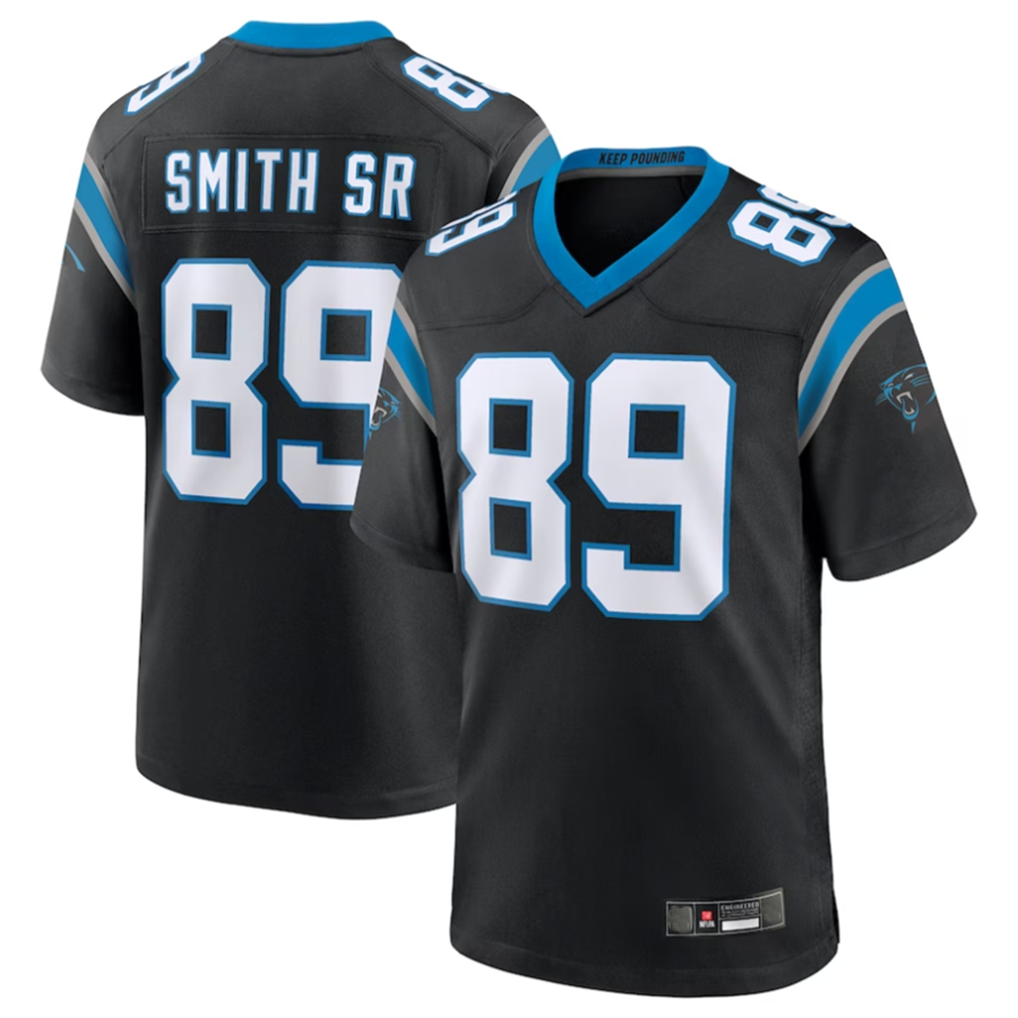 tocy C.Panthers #89 Steve Smith Sr. Black Retired Player Home Game Stitched Jerseys