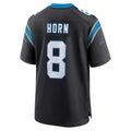 tocy C.Panthers #8 Jaycee Horn Player Black Home Game Stitched Jerseys